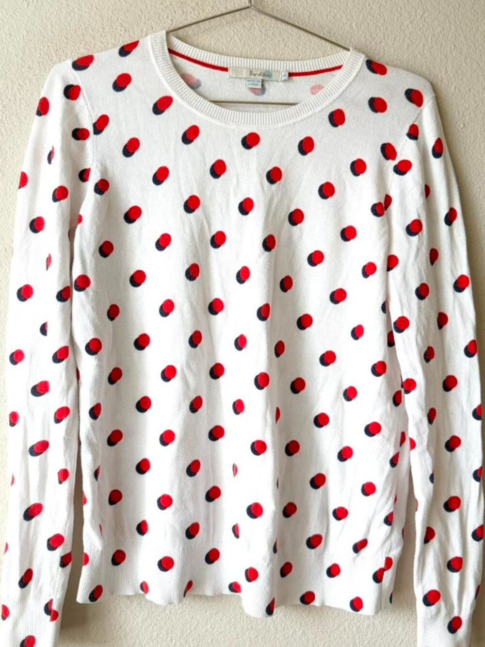 Boden Designer Polka Dot Sweater Women's Small